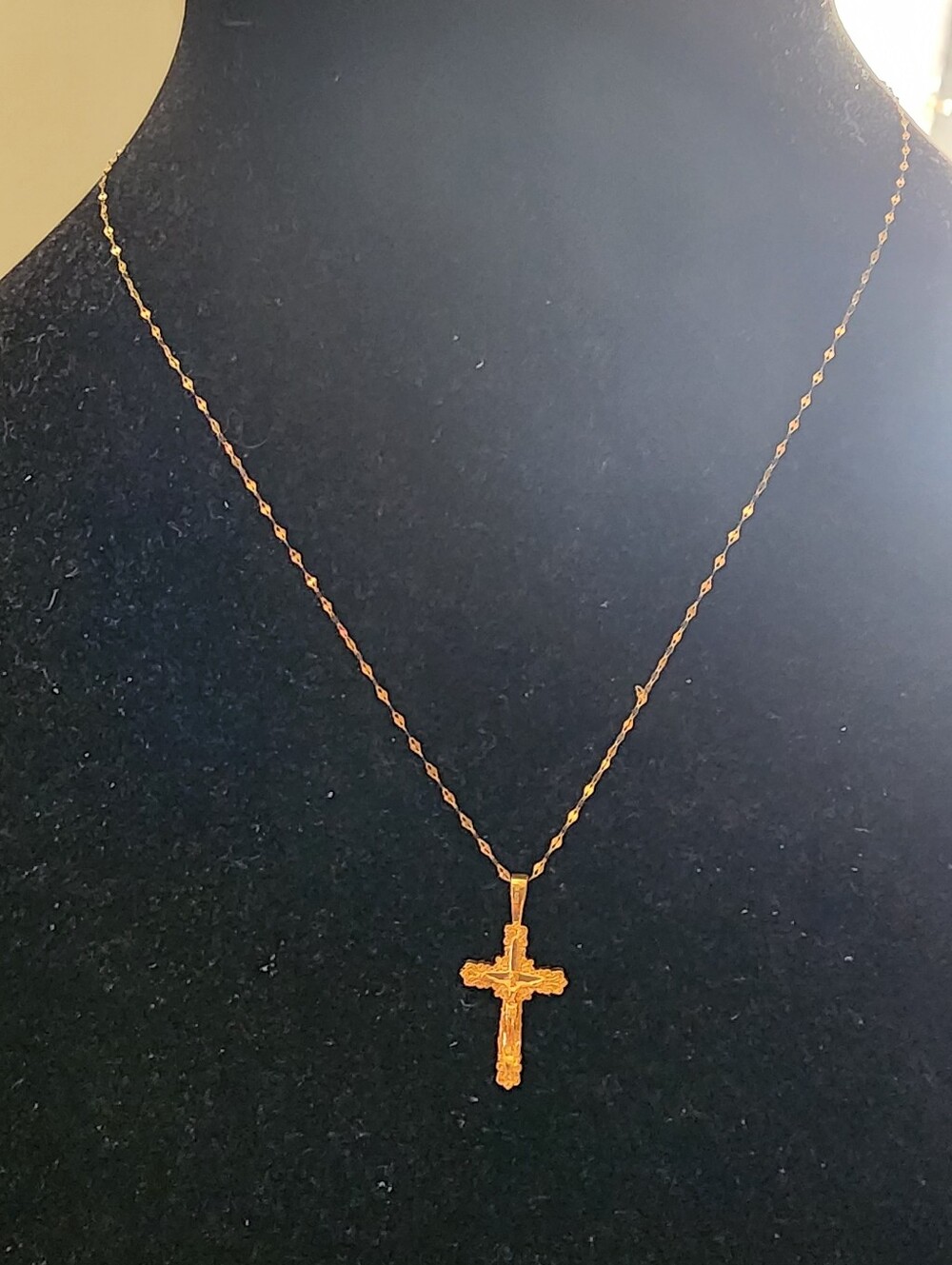 Real 18K Yellow Gold Necklace